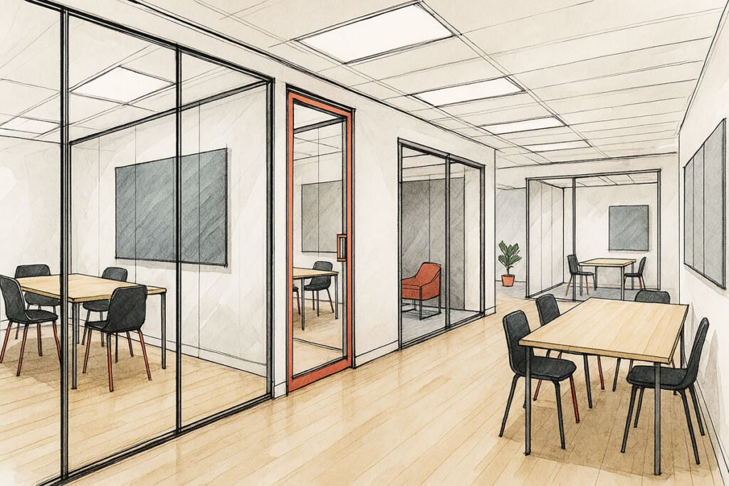 Workspace Reconfiguration & Partitioning in London